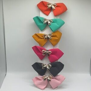 Multicolored hair-bows NWT
